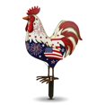 thumbnail image 3 of Patriotic Rooster Metal Yard Stake 11.8 Inch American Flag 2D Design Weather Resistant Outdoor Garden Decor for Fourth of July Lawn Patio, 3 of 8