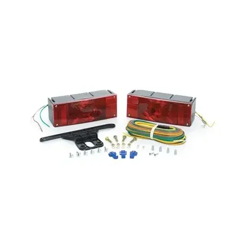Uriah Products Submersible Low Profile LED Trailer Light Kit with Harness for Trailers Over 80 in. Wide