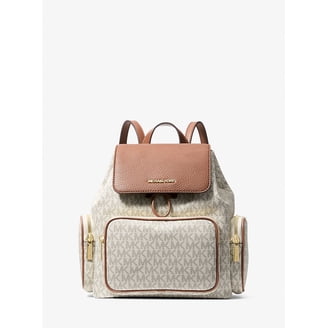 MICHAEL KORS Dallas Medium Signature Logo Backpack-Brown - Walmart.com