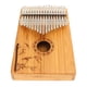 thumbnail image 5 of Kalimba, Piano De Dedo De Madera De 17 Teclas, Duradero, Bien Resonante, Superficie De Sonido, Tratamiento De Molienda, Patrón De Urraca De Bambú Con Bolsa De Almacenamiento Para ANGGREK Bamboo Thumb Piano, 5 of 8