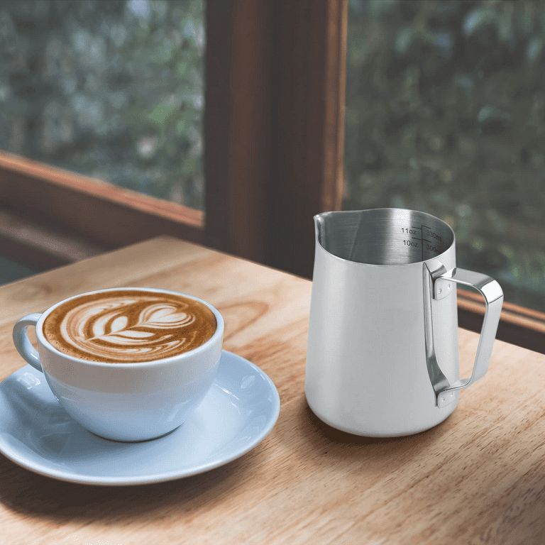 Stainless Steel Milk Frothing Pitcher Espresso Steaming Coffee Barista  Latte Frother Cup Cappuccino Milk Jug Cream Froth Pitcher