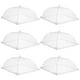 thumbnail image 1 of GOOHOCHY 6 cubiertas protectoras para alimentos de 16 pulgadas, plegables, de gasa Trent (blancas), 1 of 8
