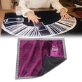 thumbnail image 4 of Bolsa de cartas de de Altar gótico, mantel de de , mantel de , adivinación, Wicca, tapiz de antideslizante Morado + Mantel A perfecl mantel de cartas del tarot, 4 of 8