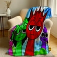 thumbnail image 4 of Luxurious Soft Fleece Blanket with Unique Artistic Design,Cozy and Warm Throw for Home Decor,50x60 Inches, 4 of 8