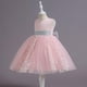 thumbnail image 4 of Vestido Para Niñas, Ropa Para Niñas, Vestido Para Niños, Vestido De Princesa Sin Mangas, Pajarita, Flores De Encaje, Vestido De Malla, Vestido Con Mechones Rosa Odeerbi LM103-2262, 4 of 9