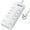 White, variant on NFTIGB 14-in-1 Surge Protector Power Strip with 10 AC Outlets 3 USB 1 Type-C Port, 3.9 ft Cord (1.2m), 110-240V Automatic Shutoff Fireproof Desktop Extension Cord for Home Office, White