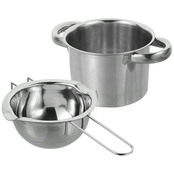 1 Set Double Boiler Pot Stainless Steel Melting Pot for Chocolate Candy Butter Cheese