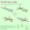 thumbnail image 4 of Christmas Trees,Artificial Snow Christmas Trees with Frosted Branches, Warm White or Colorful LED Lights, Steel Base, 4 of 4