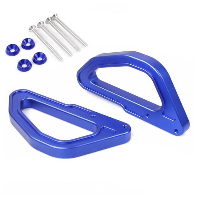 Riwesomey 1 par de manijas de ATV, montaje de tornillo Interior portátil, reemplazo de accesorios de agarre para Maverick X3 Ventana automotriz Azul Riwesomey VI018257-03B