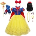 thumbnail image 5 of Disney Princess Dress For Girls Snow White Cosplay Costume Puff Sleeve Kids Dress Children Party Birthday Fancy Gown Vestidos, 5 of 5