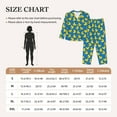 thumbnail image 3 of Rateoe Rubber Duck Pattern Womens Pajamas Set Long Sleeve Sleepwear Button Down Nightwear Soft Cotton Pj Lounge Sets, 3 of 9