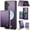 Purple, variant on TECH CIRCLE for Samsung Galaxy S26 Magnetic Wallet Case,2 in 1 Detachable Card Slots RFID Blocking Wallet Leather Case Compatible with Mag Safe Shockproof Kicsktand Cover ,Green