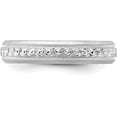 thumbnail image 3 of 14k White Gold 3mm Design Etched Wedding Band Size 7 - Ring Size 7.0, 3 of 7