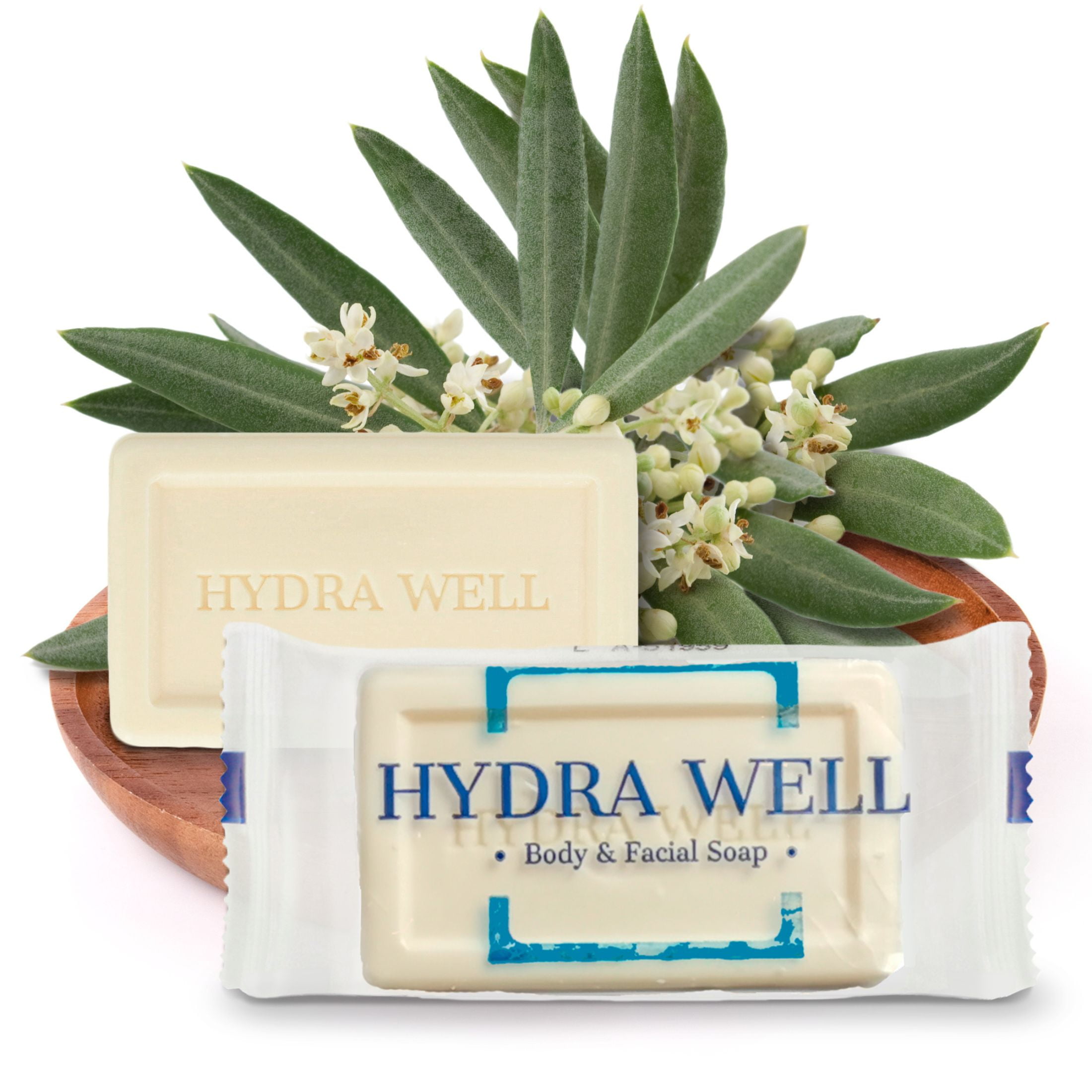 HYDRA WELL 1 OZ 500 Pack Bar Soap Hotel Travel Size Wholesale Face body