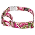 thumbnail image 5 of Country Brook Petz® Pink Paisley Martingale Dog Collar with Premium Buckle, Medium, 5 of 7