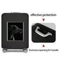 thumbnail image 4 of Animal Series Printed Pattern Travel Essentials Bag with 18-32 Inch Capacity Travel Accessories Trolley Case Protective Cover Black M, 4 of 6
