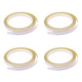 thumbnail image 1 of 4PC Wheel Reflective Stickers Safety Accessories Tape Rim Stickers for Cycling Wheel Hat Car Cloth (Silver), 1 of 9