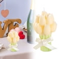 thumbnail image 2 of SSNTSY Rose Flower Clusters Candle Decorative Candle Bouquet Aesthetic Scented Candle 3.9 inch for Table Photo Prop Valentine's Day Birthday Gift, 2 of 6