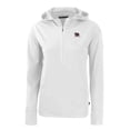 thumbnail image 2 of Women's Cutter & Buck White South Carolina Gamecocks Vault Daybreak Eco Recycled Half-Zip Hoodie, 2 of 3
