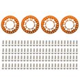 thumbnail image 1 of Labymos RC Beadlock Wheel Rim Replacement Ring 4PCS Compatible with 1/10 TRX4 SCX10 90046 90047, 1 of 6