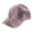 Pink, variant on Womens Animal Print Sparkle Fabric Cap - Red