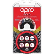 OPRO Gold Match Level Self-Fit Mouthguard - Black