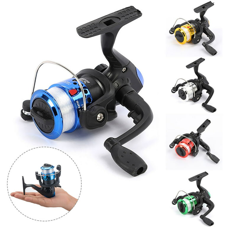 Folding Spinning Fishing Reel With 100m Fishing Line 5.1:1 Gear