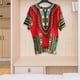 thumbnail image 3 of Hombres Mujeres Africana Dashiki Camisa Grande Clásica Colorida Cuello en Ropa úca Colcomx Camisa Africana Dashiki, 3 of 8