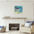 thumbnail image 3 of Stupell Industries Tropical Patterned Boats Transportation Painting Gray Framed Art Print Wall Art, 24 x 24, 3 of 9