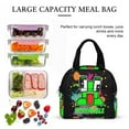 thumbnail image 4 of UnspeakableLunch Box Bag, Thermal Insulation, Bento Handbag, Student Food Bag, Waterproof And Oil Proof, Office Worker Meal Bag, Aluminum Foil Thermal Insulation Meal Bag, 4 of 5