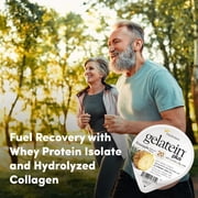 Gelatein Plus Pineapple: 20 grams of protein. Ideal for clear liquid diets, swallowing difficulties, dialysis and oncology. Great pre or post-workout snack. (36 pack)