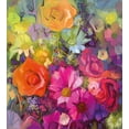 thumbnail image 3 of Ambesonne Floral Duvet Cover Set, Daisies Peony Gerbera, Queen, Multicolor, 3 of 6