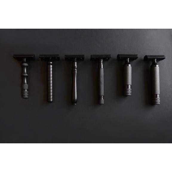 WCS Midnight Collection Razor 78B, Black Stainless Steel Closed Comb-Closed Comb