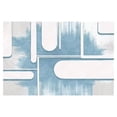 thumbnail image 2 of Uklsqma Geometric Area Rug 80X160Cm | Soft Medium Pile Microfiber Carpet | Washable Low-Pile Floor Mat with Rubber Backing | Kid Pet Friendly Living Room Bedroom Dining Room Decor, 2 of 4