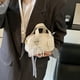 thumbnail image 4 of Bolso de piel suave estilo occidental para mujer, nuevo bolso de mano coreano texturizado para mujer, bolso bandolera informal y versátil con forma de almohada, 2025, 4 of 5