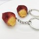 thumbnail image 3 of 3PCS Llavero de batata asada Bolso creativo Colgantes colgantes Colgantes de batata al horno de dibujos animados Llavero PVC Accesorios de batata Llavero de batata al horno simulado para mujeres Niños, 3 of 5