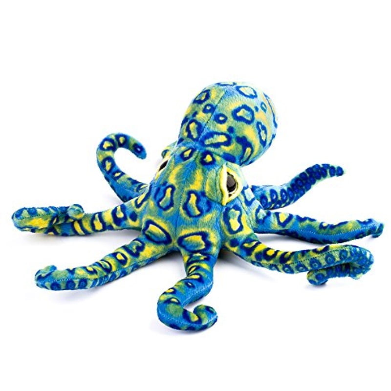 blue mini octopus plush