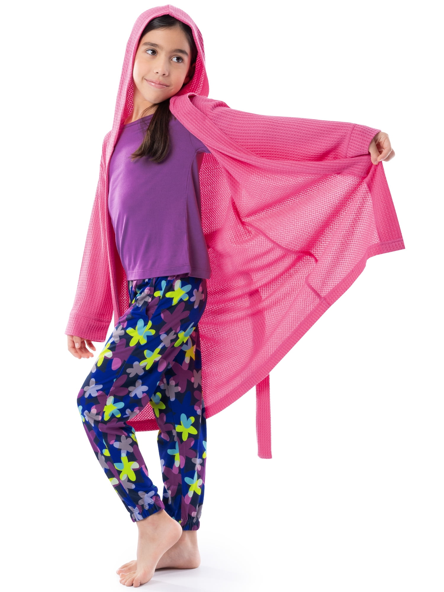 Fruit of the Loom Boy's & Girl's Waffle Pajama Sleep Robe, Sizes 4/5 -14/16