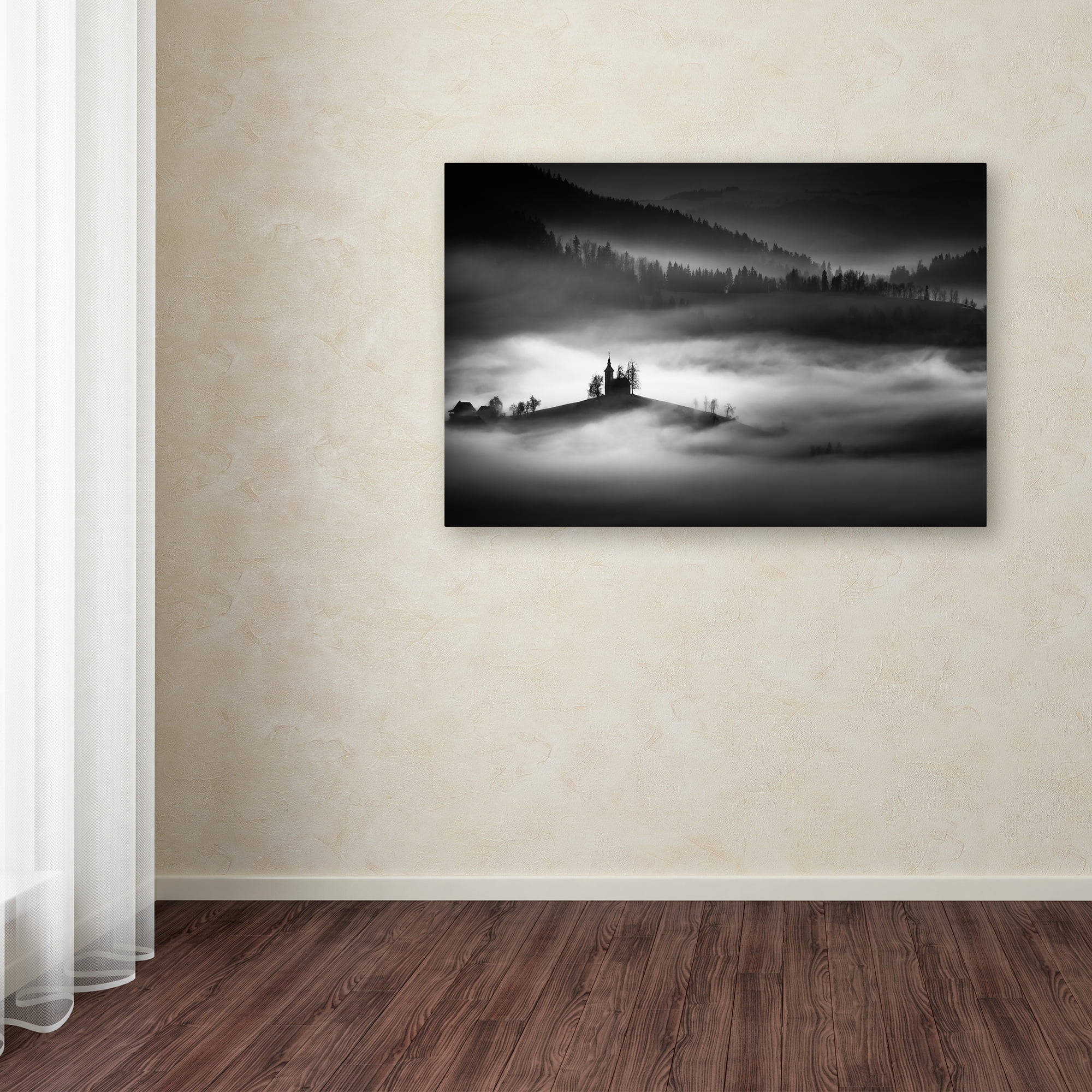Trademark Fine Art 'The Addams Family Land' Canvas Art by Sandi Bertoncelj