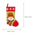 thumbnail image 4 of 1pc Santa Stocking Filler Christmas Stockings Candy Gift Holder Red Snowman, 4 of 9