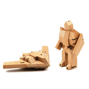 WooBots - Wooden Robot Transforms into a Stealth Fighter
