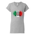 thumbnail image 2 of Wild Bobby, Italian Soccer Its Coming to Rome, Sports, Women Standard V-Neck Tee, Heather Grey, Large, 2 of 4