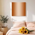 thumbnail image 4 of Canvas Wall Art Burnt Orange Canvas Art Print Ombre Solid Color Gradient Modern Art Pictures Wall Decor for Living Room Bedroom Artwork Decorations Stretched Framed Ready to Hang 8"x8", 4 of 9