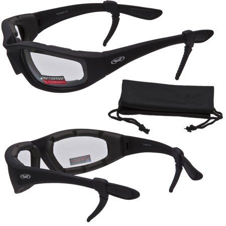 Motorcycle Clear Riding Glasses Sunglasses EVA Foam Padded Eyewear