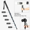 thumbnail image 5 of Koolehaoda Professional 65-inch Camera Aluminium Monopod with Folding Three Feet Support Stand, 5 of 9