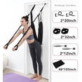 thumbnail image 2 of czcpp-Yoga Stretching Strap, Leg Waist Back Bend Auxiliary Yoga Stretch Band, Upgraded Version with Door Anchor 2 Resistance Rope Stretch Strap Inversion Trainer for Pilates Dance Aerial Yoga Fitness, 2 of 4
