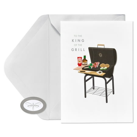 Papersong Premium Father's Day Card (King of the Grill)