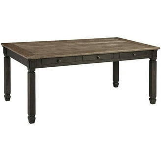 Bowery Hill Wood Oyster White Dining Table Rectangular 78