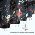 thumbnail image 6 of Rottweiler Dog and Flower Floral Shower Curtain 84"x72" ,Bathroom Decorative Shower Curtains Set with 12 Hooks,Modern Waterproof Washable Shower Curtain, 6 of 6
