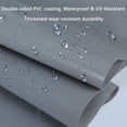 thumbnail image 6 of JIAN YA NA PVC Clear Tarps Curtain Spliced Side Panels Waterproof, Windproof, Dustproof, Anti-UV, Anti-Tear, Anti-Aging for Pergola, Garage, Patio, Balcony, 6 of 13